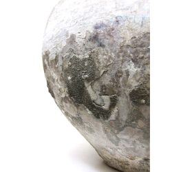 Wazon Rustykalny Dzban XL betonowy / gliniany Bielony